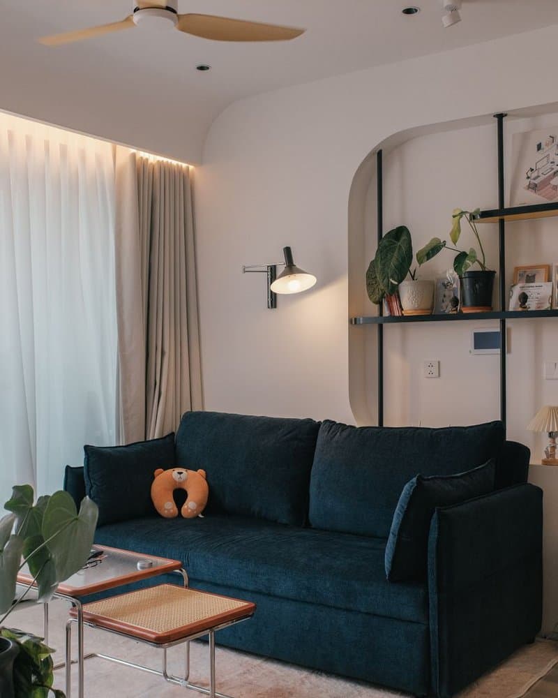 Échantillons de matières et plan d'aménagement intérieur